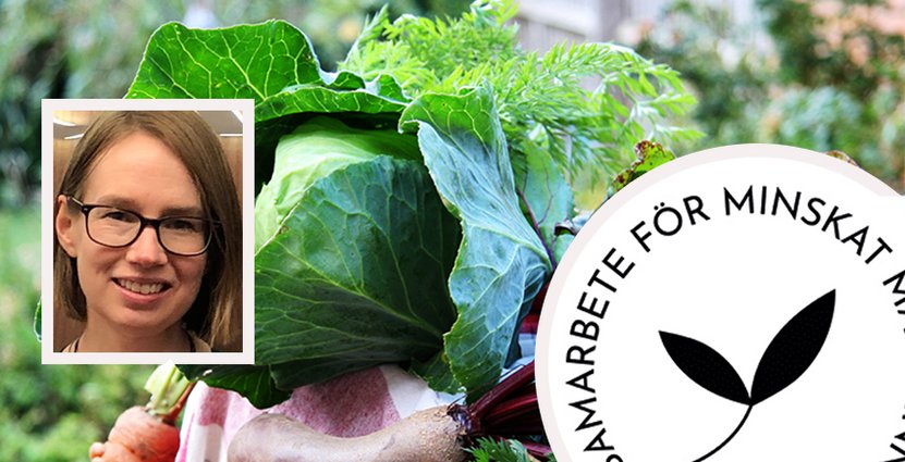 Matsvinn är en högt prioriterad fråga för Sodexo, <br />
säger Anna Burholm på Sodexo Sverige. Foto: IVL Svenska Miljöinstitutet, Sodexo