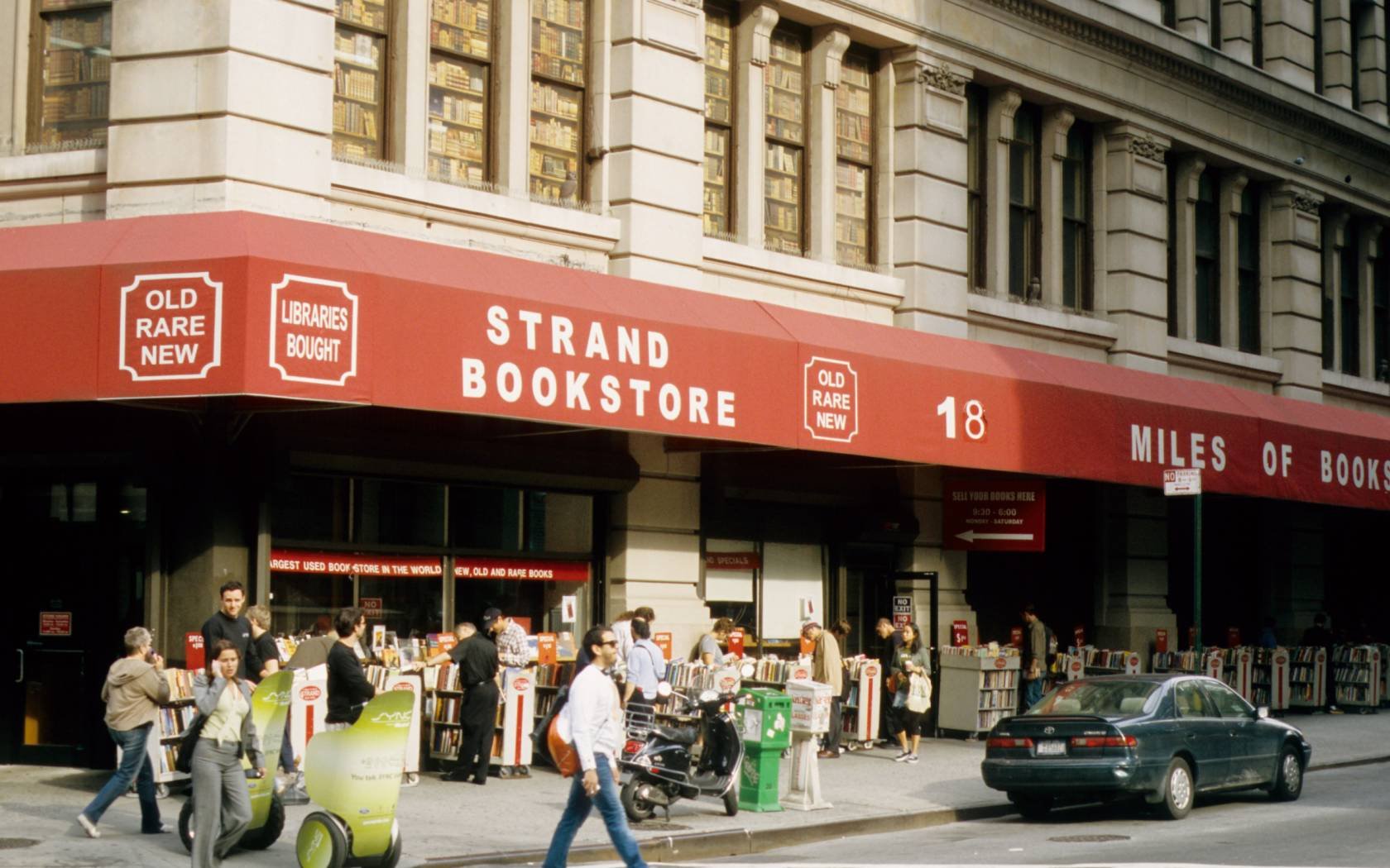 New York's Strand bookstore.