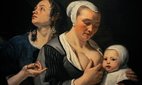 'The Artist's Family' by Jan Van Noort (1620-1676), oil on canvas, from the National Museum in Gdansk, Poland. Credit: Album