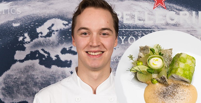 Anton Husas rätt med torsk och karamelliserad selleri höll ett mycket nordiskt uttryck.  Foto: Pressbild