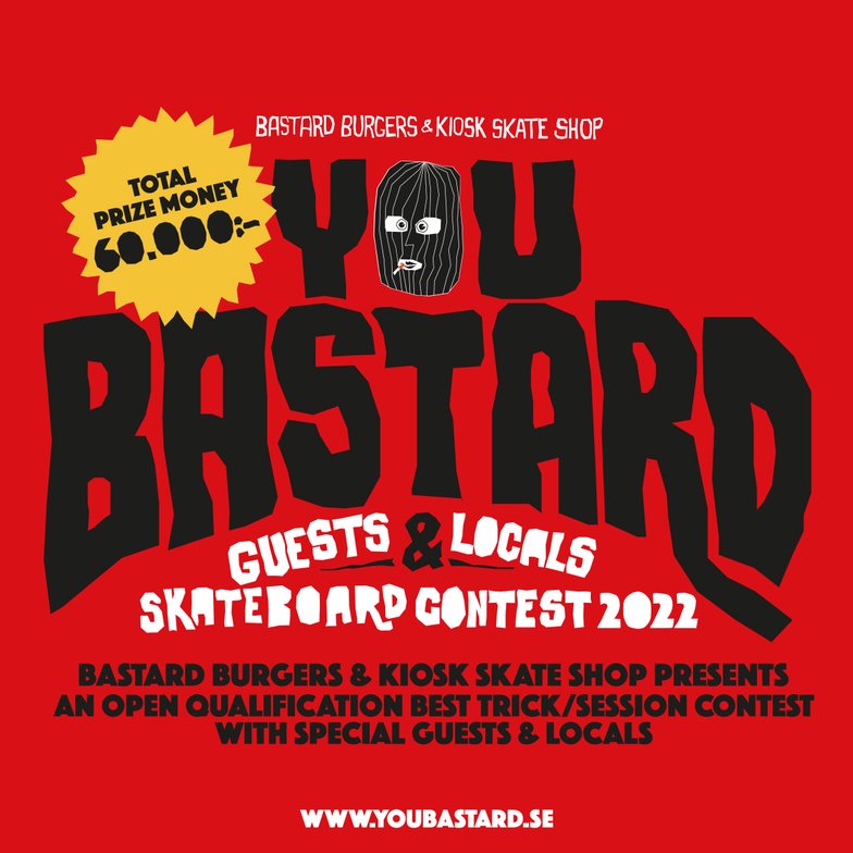 You Bastard - Skeittausturnaus saapuu Helsinkiin