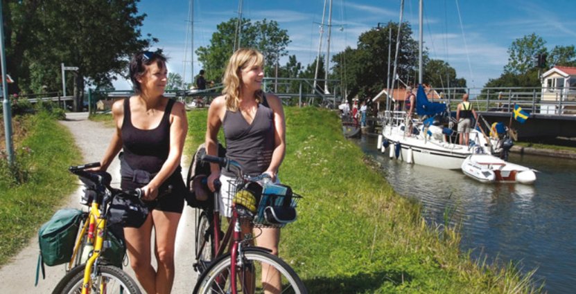 Cykelpaket utöver motionsloppen ska locka besökare tilllbaka till Vättern och Göta kanal.  Foto: Pressbild
