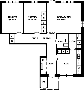 PlanlösningBjörnvägen 362 D