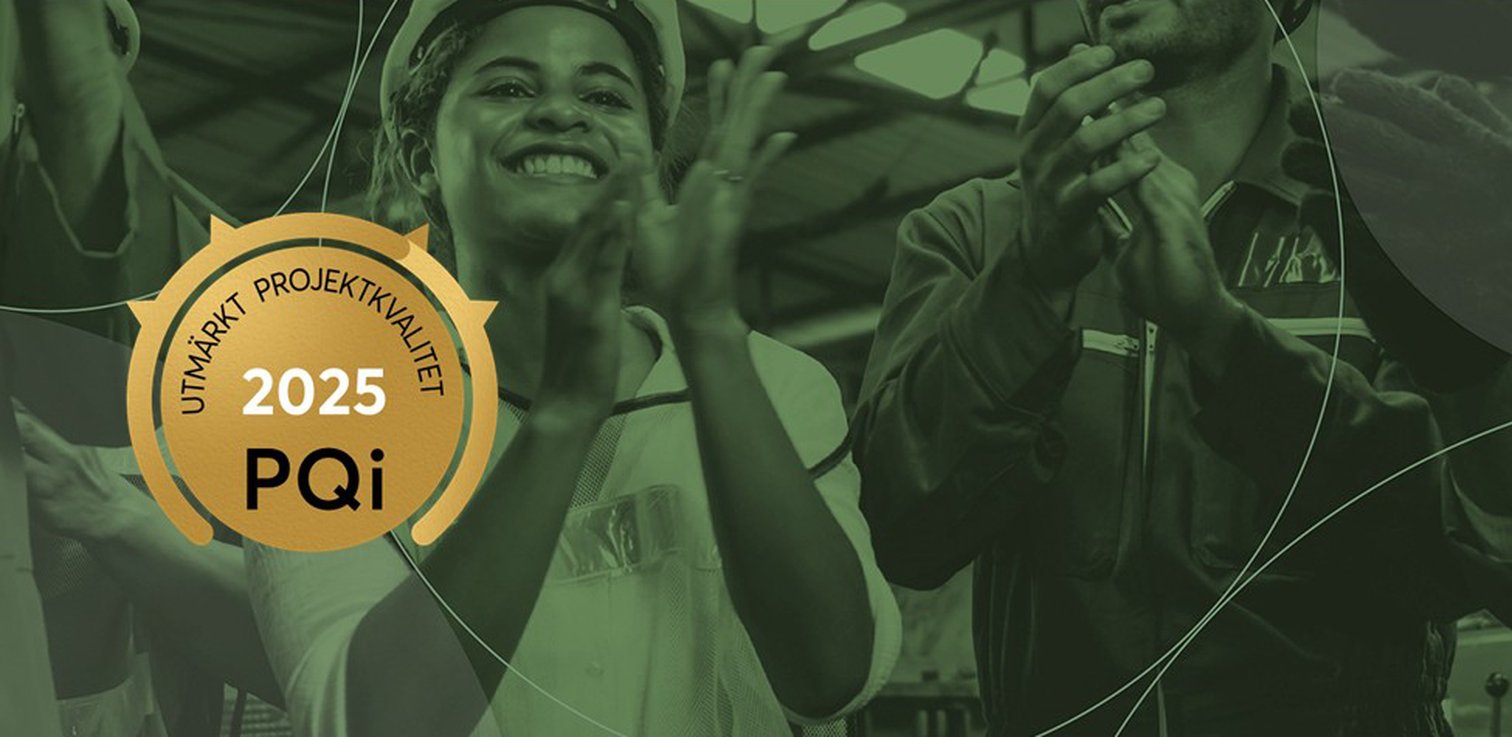 Utmärkt projektkvalitet 2025 bakgrundsbild
