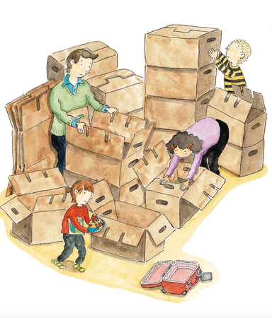 9 barnböcker om att flytta