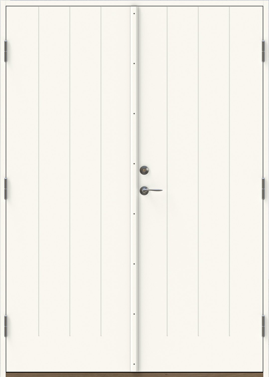 Allegro pardörr utan glas Vit