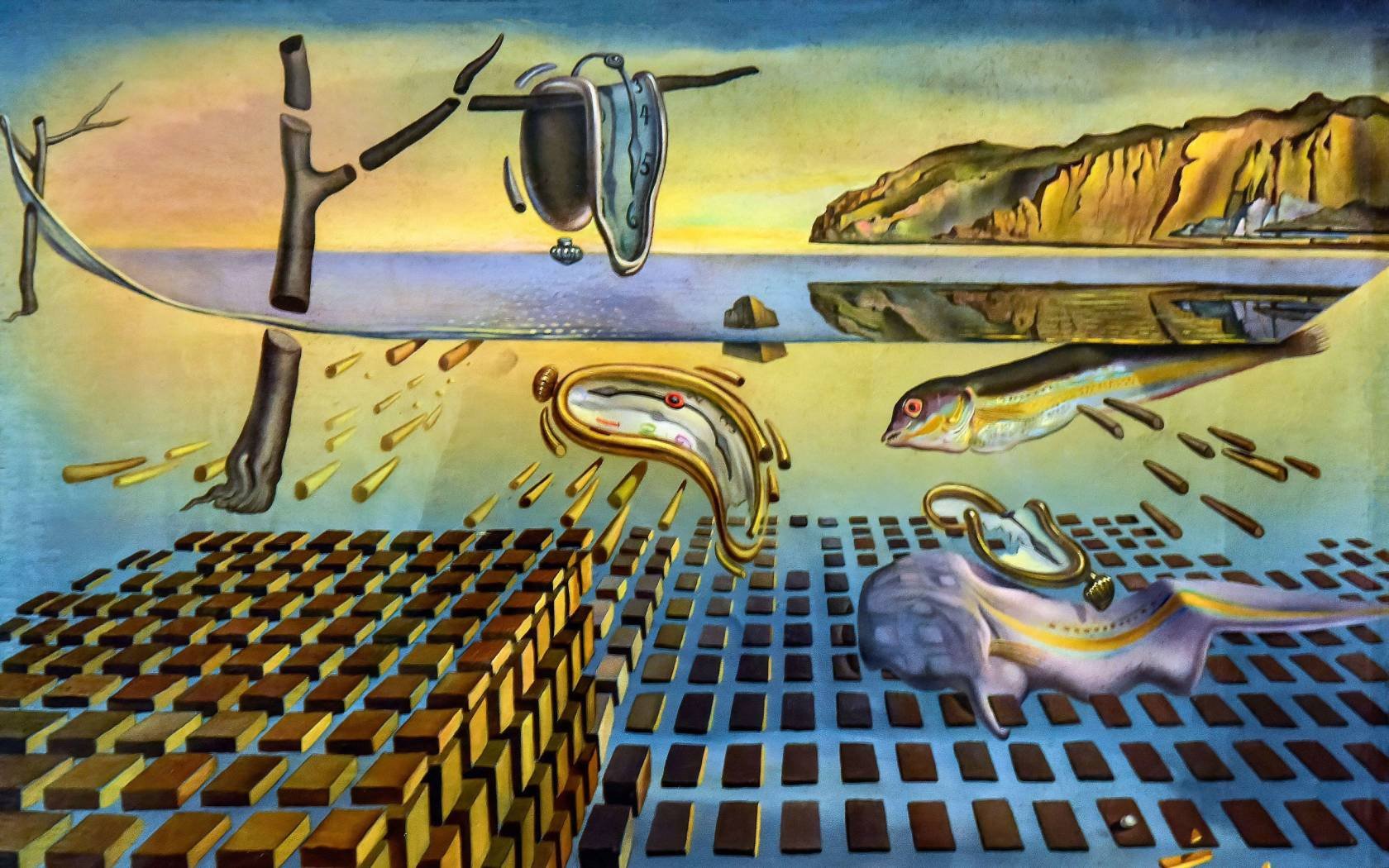 Salvador Dali's The Disintegration of the Persistence of Memory.