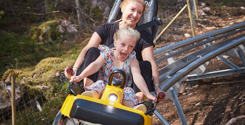 68 000 har åkt Isabergs nya rodelbana sedan premiären på midsommarafton. Foto: Isaberg
