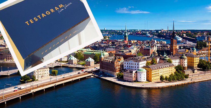 Med knäckebröd, pepparkakor, polkagrisar och skönhetsprodukter – i en låda – så ska turister få upp ögonen för Sverige som destination. 