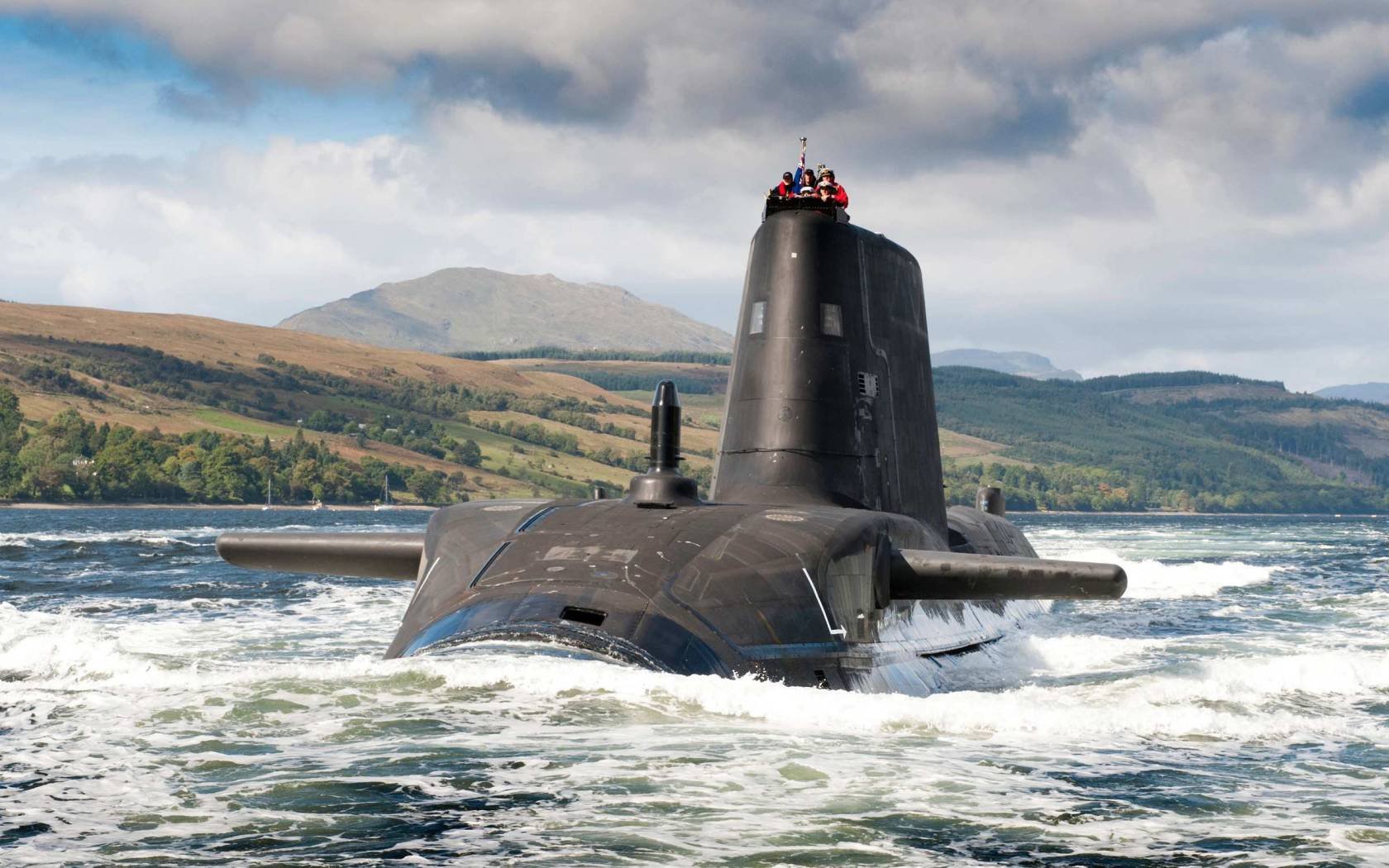 Royal Navy submarine HMS Astute.