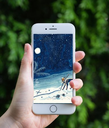 22 vackra illustrationer från barnböcker att ha som bakgrund i mobilen