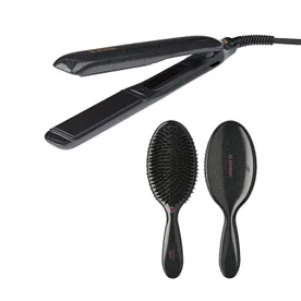 Plattång + Gloss brush