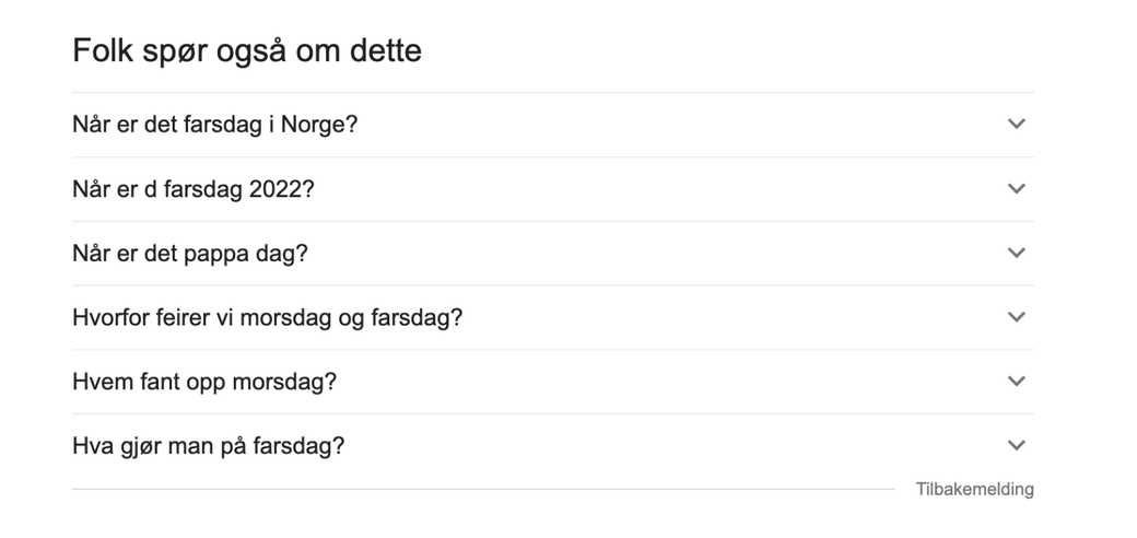 Ønsker du å rangere høyt på farsdag, kan det være lurt å besvare noen av disse spørsmålene.