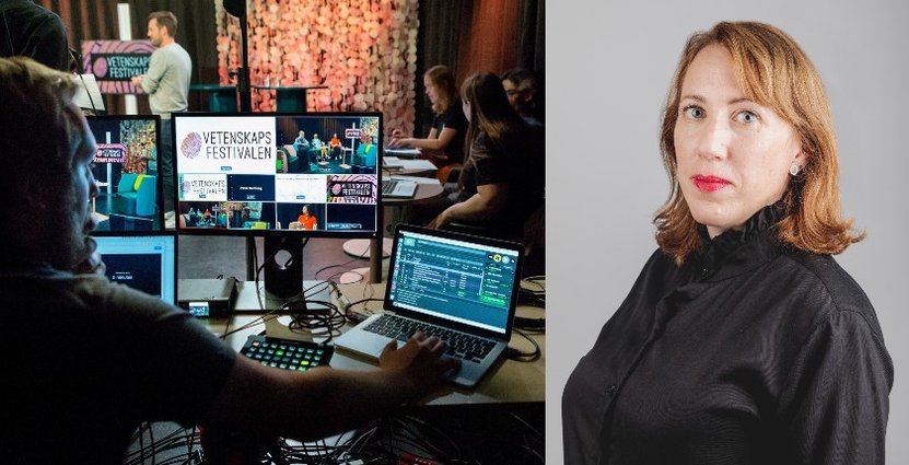 Jenny Hultén, konstnärlig ledare och programansvarig på Göteborg & Co för Vetenskapsfestivalen.