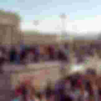 The fall of the Berlin Wall.