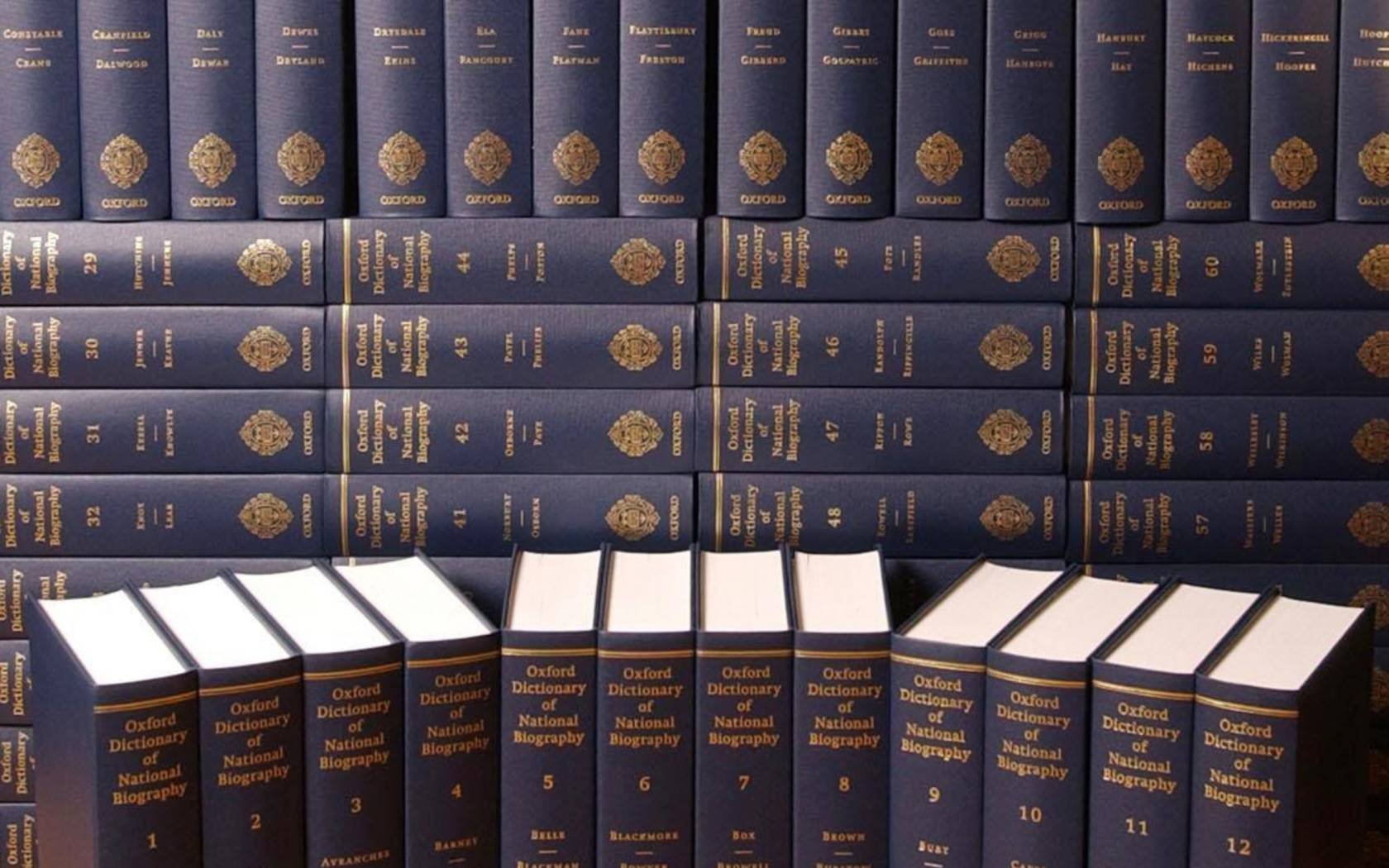 Editions of the Oxford Dictionary of National Biography.