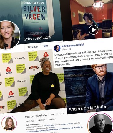 Här är författarna som är stjärnor i sociala medier