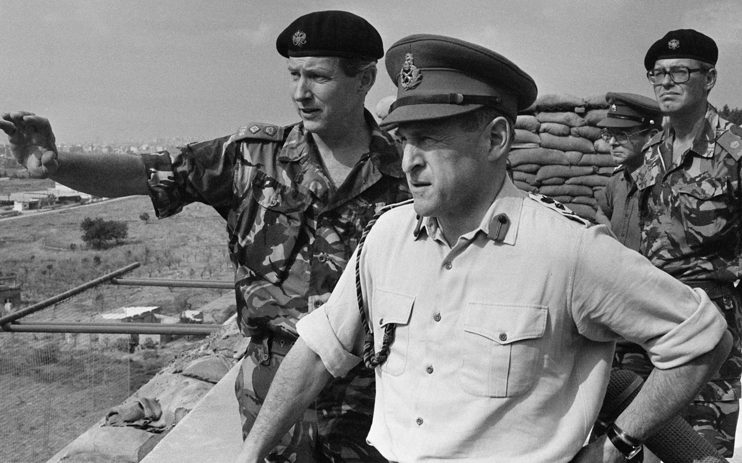 Frank Kitson in Beirut, October 1983.