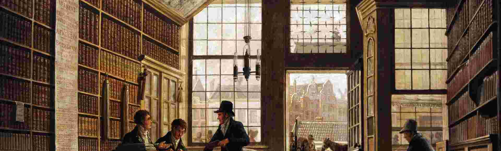 Johannes Jelgerhuis' The Shop of the Bookdealer