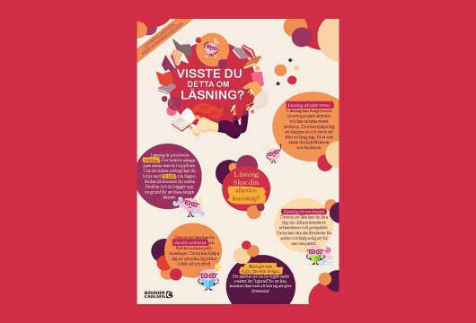 Affisch Snabba l&auml;sfakta fr&aring;n Bonnier Carlsen