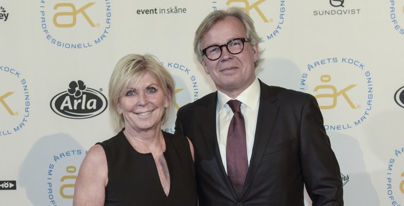 Visitas vd Eva Östling med sin man Anders. 