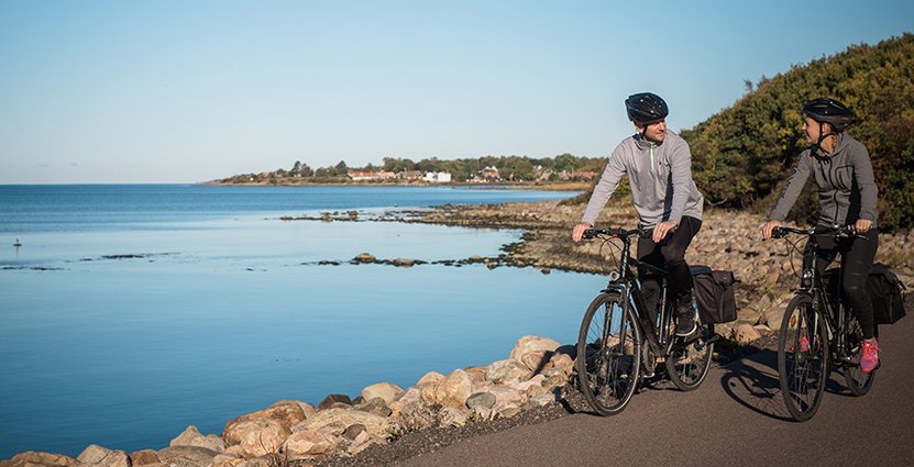 Cykelturismen i Sverige växer, och allt fler får upp ögonen för<br />
 Sveriges första nationella cykelled, Kattegattleden. Foto: Lena Evertsson