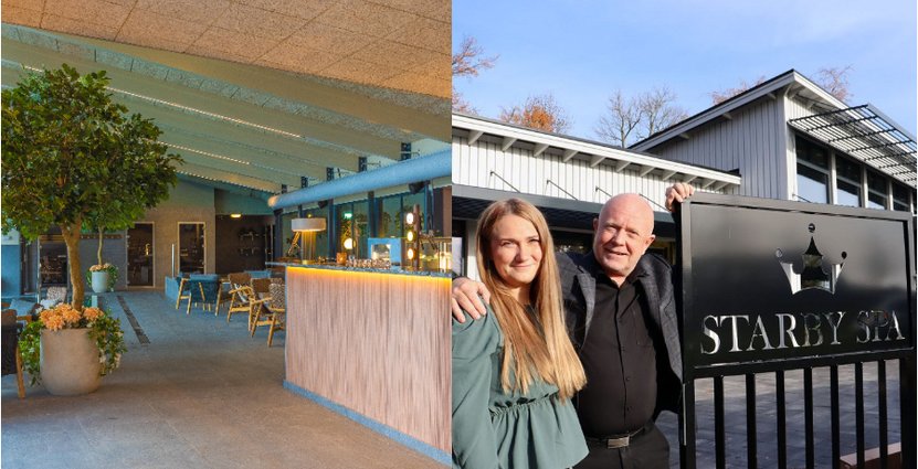 Starby Spa, hotell och konferens. Hilda Carneteg och pappa Stefan Carneteg.  