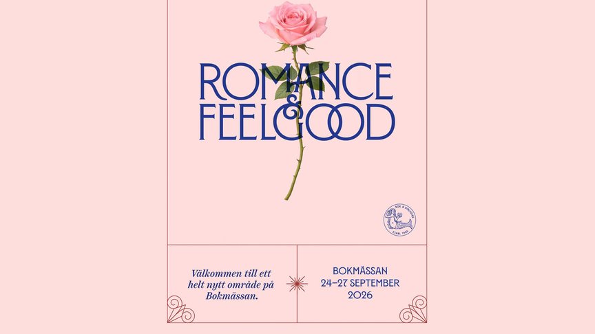 Romance och feelgood får eget område på Bokmässan 2026