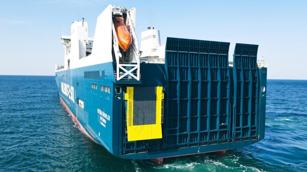 roro-fartyget Botnia Enabler på sin provtur