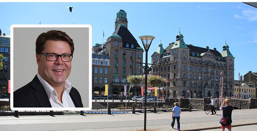 Björn Bergman, vd för Svenska stadskärnor, spår att stadskärnorna kommer se annorlunda ut efter pandemin.  Foto: Colorbox/Pressbild