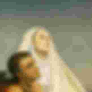 Saint Augustine and his mother, Saint Monica.