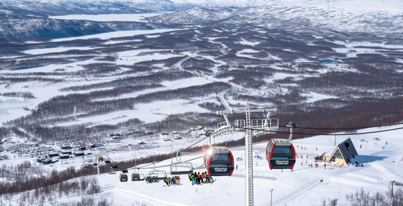 Gondolliften är ett lyft göt hela Hemavan Tärnaby.  Foto: Hemavan Tärnaby