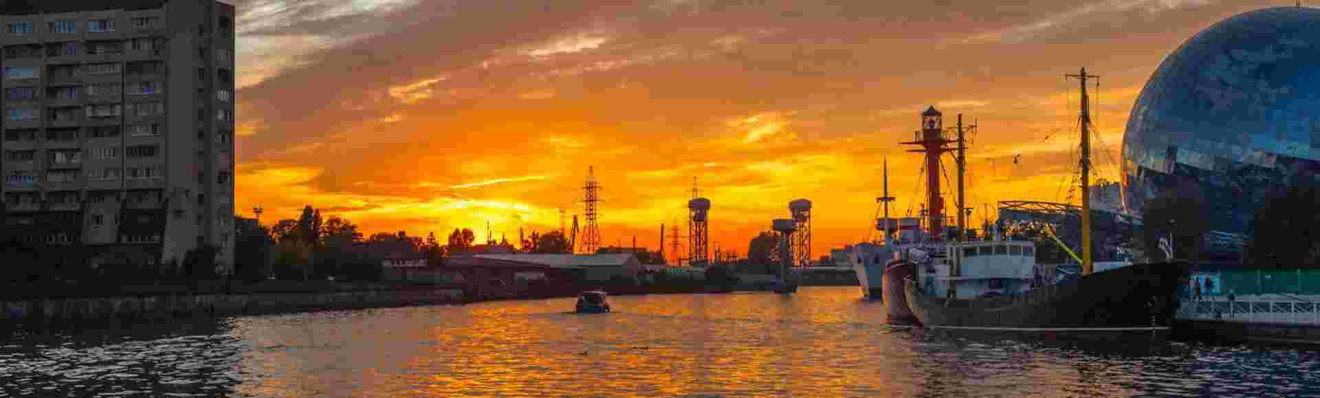 The port of Kaliningrad.