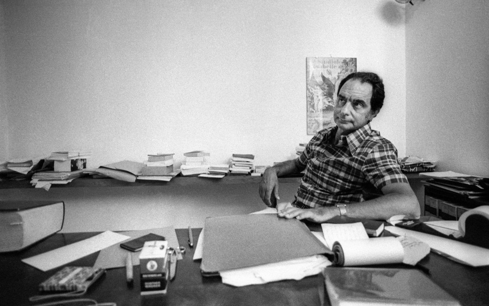 The Italian writer Italo Calvino.
