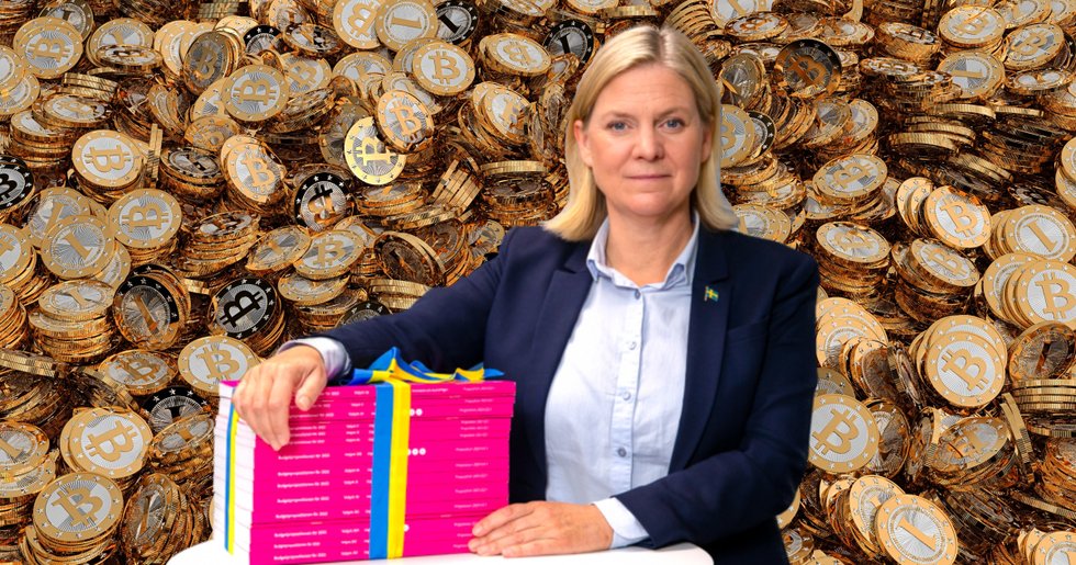 Så hade höstbudgeten sett ut – om Sverige haft bitcoin som officiell valuta