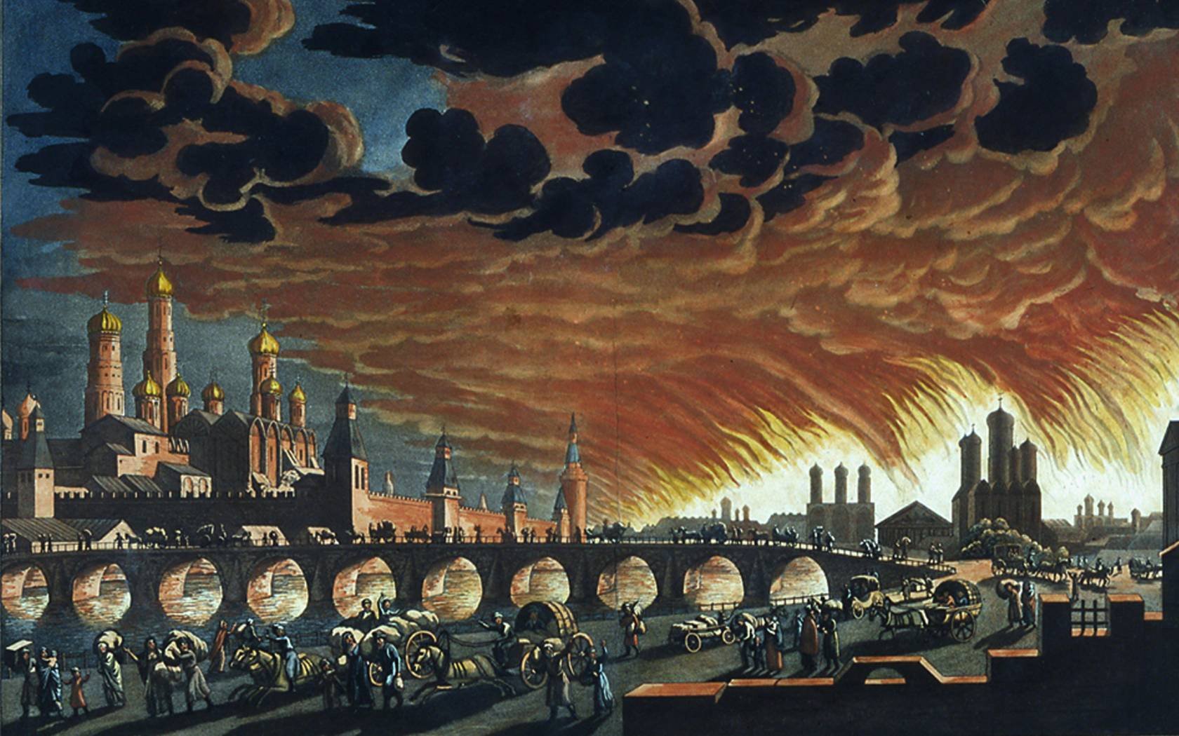 The Fire of Moscow, 1812.