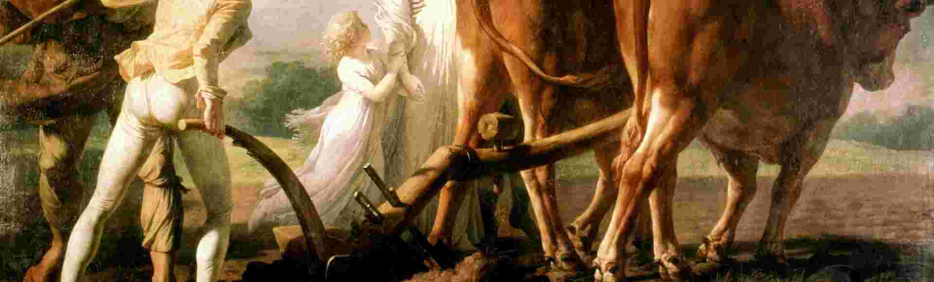 An illustration of Jean-Jacques Rousseau's Emile.