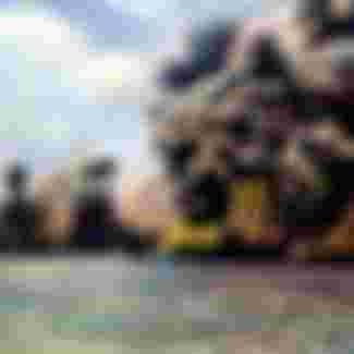 Three US battleships stricken during the Japanese attack on Pearl Harbor, 7 December 1941.