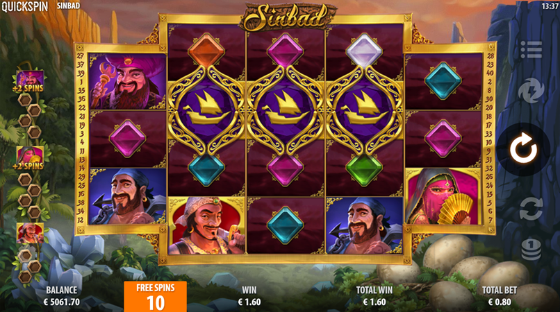 sinbad slot