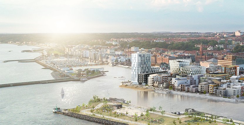 Scandic kommer 2022 öppna hotell i Helsingborgs nya stadsdel Oceanhamnen. Foto: Pressbild