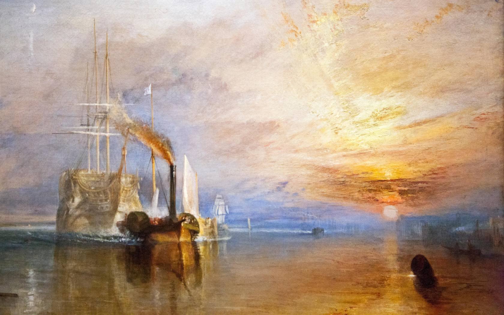 J.M.W. Turner's 'The Fighting Temeraire'.