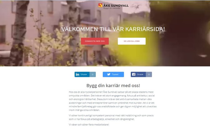 Ny Karriärsida på www.akesundvall.se