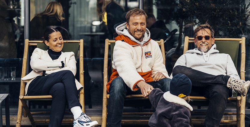 Anna Dahl Tillander, Erik ”Jerka” Johansson och Mattias Svensson på Strandhäxan. Foto: Samuel Unéus