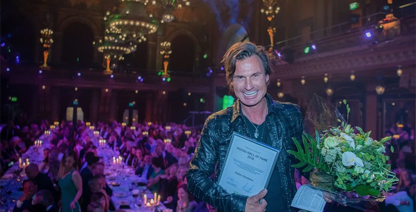 Nordic Choice-grundaren Petter Stordalen valdes in i Vista Hall of fame.  Foto: Kate Gabor
