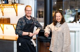 Håller stilen med återbrukade textilier