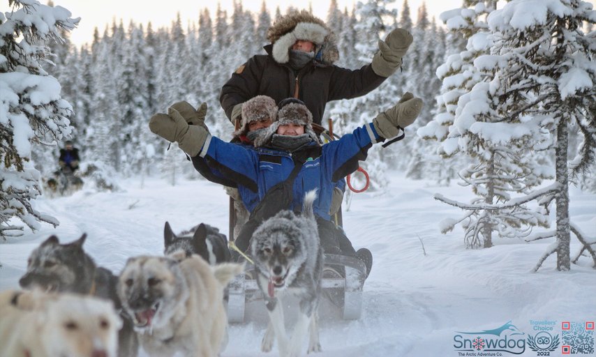 Snowdog Sunrise zen husky tour