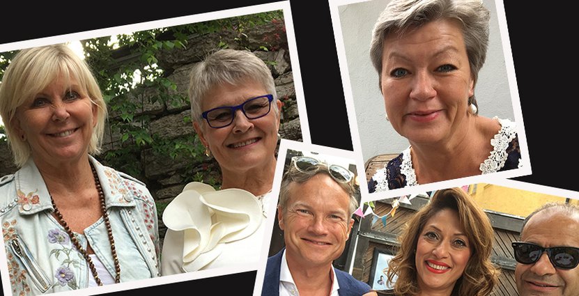 Vilket mingel! Besöksnäringens toppar sågs när Visita bjöd in i Almedalen. 