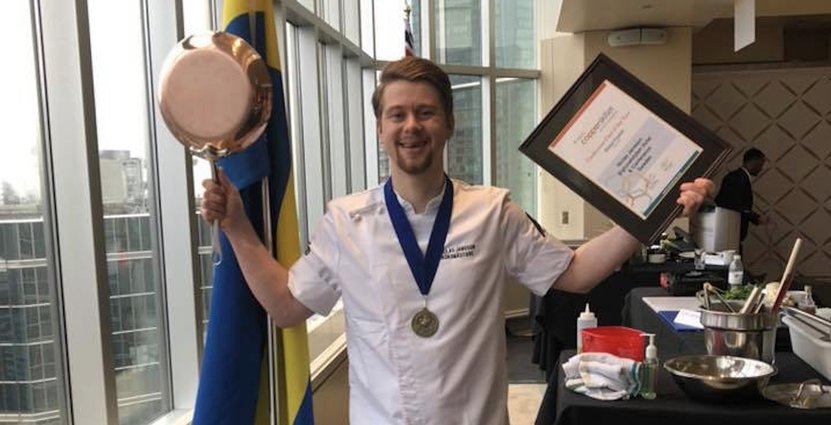 Niclas Jansson, nybliven guldmedaljör. 