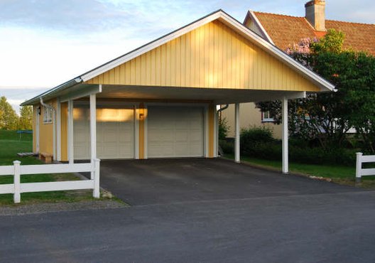 Useful oversized double width carport