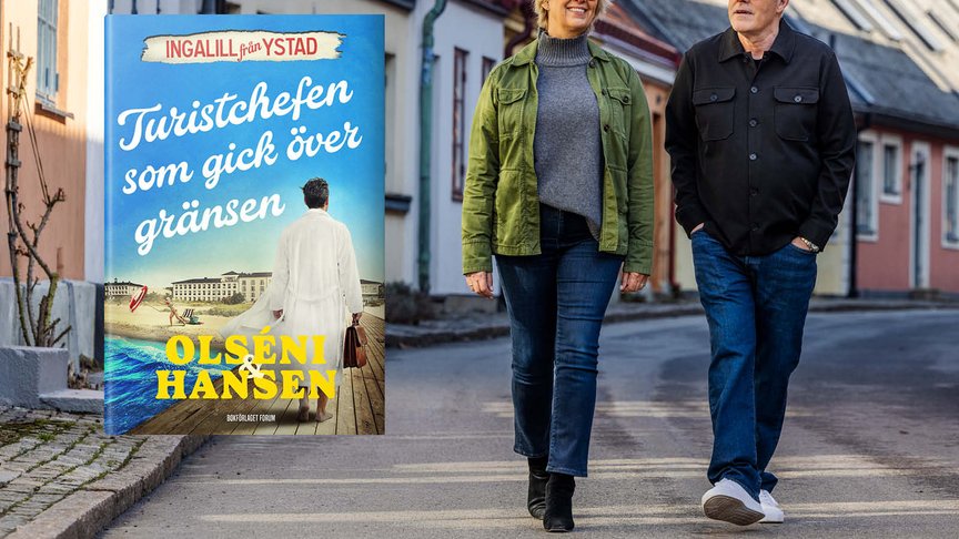 Turistchefen som gick över gränsen – ny humordeckare av Olséni och Hansen